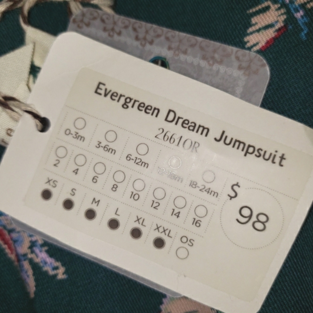 New Matilda Jane Evergreen Dream Jumpsuit - Picture 10 of 11